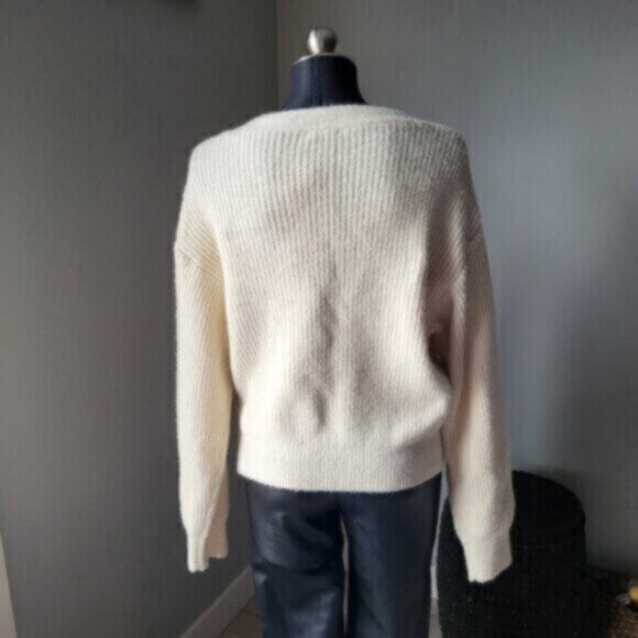 Esqualo Wrap Around Knit Cardigan Sweater Sz Large NWT - Picture 8 of 11